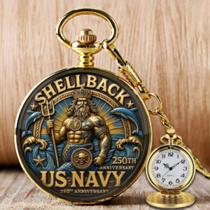 US Navy 250th Anniversary Pocket Watch - MAITM12630