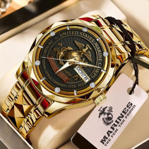 US Marine Corps Alloy Luxury Quartz Watch - TMTHU 089