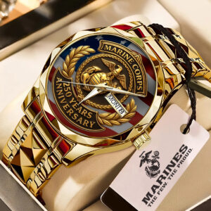 US Marine Corps Alloy Luxury Quartz Watch - TMTHU 190