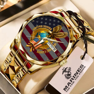 US Marine Corps Alloy Luxury Quartz Watch - TMTHU 241