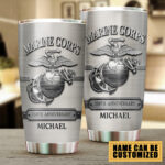 Personalized US Marine Corps Tumbler Cup - TMTHU522