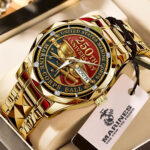 US Marine Corps 250th Anniversary 2025 Alloy Luxury Quartz Watch - TMTHU639