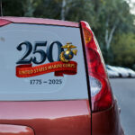 US Marine Corps 250th Anniversary 2025 Car Sticker - TMTHU569