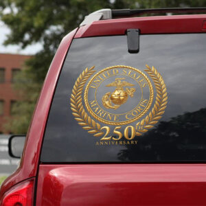 US Marine Corps 250th Anniversary 2025 Car Sticker - TMTHU571