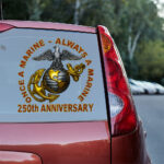 US Marine Corps 250th Anniversary 2025 Car Sticker - TMTHU609