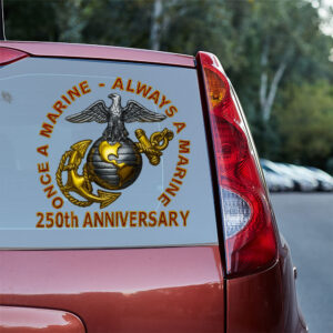 US Marine Corps 250th Anniversary 2025 Car Sticker - TMTHU609