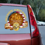 US Marine Corps 250th Anniversary 2025 Car Sticker - TMTHU654