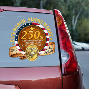 US Marine Corps 250th Anniversary 2025 Car Sticker - TMTHU654