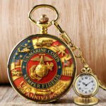 US Marine Corps 250th Anniversary 2025 Pocket Watch - TMTHU598