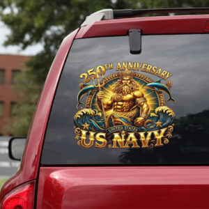 US Navy 250th Anniversary 2025 Car Sticker - TMTHU662