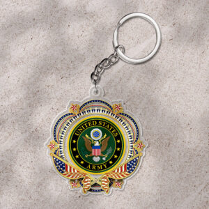 US Army Custom Shape 1-sided Keychain - HOATT12509.2