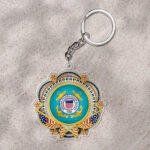 US Coast Guard Custom Shape 1-sided Keychain - HOATT12509.3