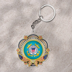 US Coast Guard Custom Shape 1-sided Keychain - HOATT12509.3