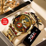 Personalized US Marine Corps Alloy Luxury Quartz Watch - TANTN 15105