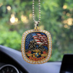 US Marine Corps Custom Shape 2-Side Printed Acrylic Car Ornament - TANTN15350