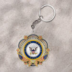 US Navy Custom Shape 1-sided Keychain - HOATT12509.5