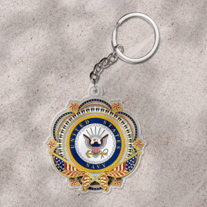 US Navy Custom Shape 1-sided Keychain - HOATT12509.5