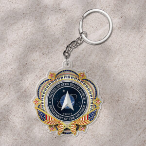 US Space Force Custom Shape 1-sided Keychain - HOATT12509.6