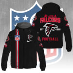 Atlanta Falcons 3D Windbreaker Jacket - GNE4280