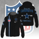 Dallas Cowboys 3D Windbreaker Jacket - GNE4286