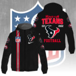 Houston Texans 3D Windbreaker Jacket - GNE4289
