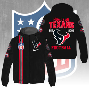 Houston Texans 3D Windbreaker Jacket - GNE4289