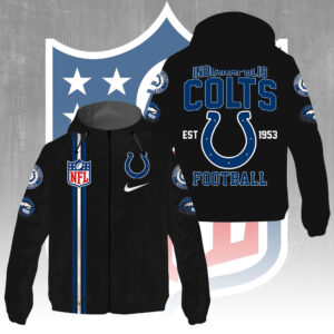 Indianapolis Colts 3D Windbreaker Jacket - GNE4291