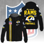 Los Angeles Rams 3D Windbreaker Jacket - GNE4292