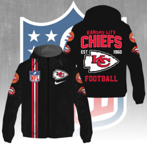 Kansas City Chiefs 3D Windbreaker Jacket - GNE4295