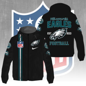 Philadelphia Eagles 3D Windbreaker Jacket - GNE4300