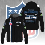 Seattle Seahawks 3D Windbreaker Jacket - GNE4304