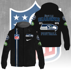 Seattle Seahawks 3D Windbreaker Jacket - GNE4304