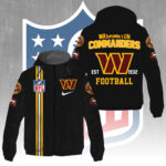 Washington Commanders 3D Windbreaker Jacket - GNE4308