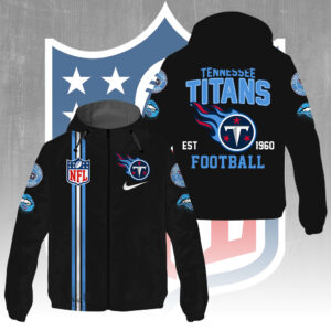 Tennessee Titans 3D Windbreaker Jacket - GNE4309