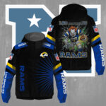 Los Angeles Rams x Pennywise 3D Windbreaker Jacket - TMTHU802