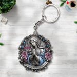 You're Forever Protected By Mary Custom Shape 2-Side Printed Keychain - TANTN15402