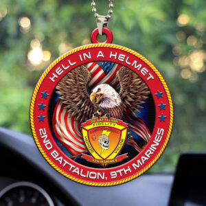 2nd Battalion, 9th Marines Custom Shape 2-sided Acrylic Car Ornament – HOATT13258