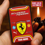 Personalized Scuderia Ferrari Zippo Lighter Case (No Insert) - TMTHU1130