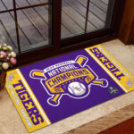 LSU Tigers Baseball 2025 National Champions Doormat – MAITM 11743