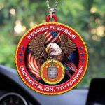 3rd Battalion, 11th Marines Custom Shape 2-sided Acrylic Car Ornament – HOATT13261