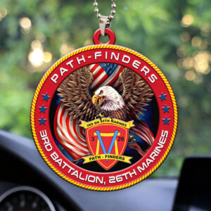 3rd Battalion, 26th Marines Custom Shape 2-sided Acrylic Car Ornament – HOATT13262