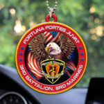3rd Battalion, 3rd Marines Custom Shape 2-sided Acrylic Car Ornament – HOATT13263