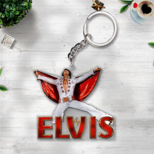 Elvis Presley Custom Shape 1-sided Keychain - MAITM 11231