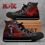 AC/DC High Top Canvas Shoes - NGHIAVT 1088