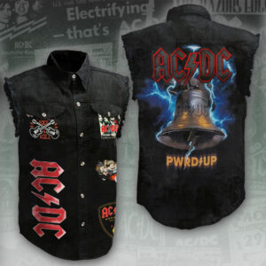 AC/DC 3D Lightweight Sleeveless Denim Shirt - ANHNV 4618