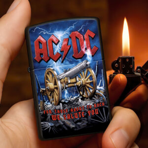 AC/DC Zippo Lighter Case (No Insert) - HOATT13399