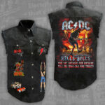 AC/DC 3D Lightweight Sleeveless Denim Shirt - ANHNV 3032