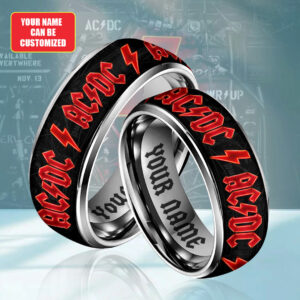 Personalized AC/DC Custom Alloy Ring - GNE4263