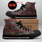 AC/DC High Top Canvas Shoes - GNE 725