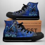 AC/DC High Top Canvas Shoes - NGHIAVT 1080